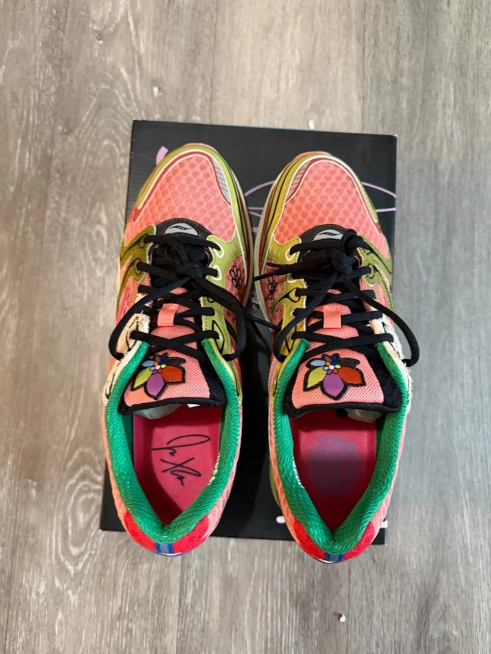 Jae Tips x Saucony ProGrid Triumph 4 Flowers Pack Virginia Creeper - Picture 5 of 11